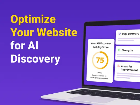 AI Discoverability Audit screenshot