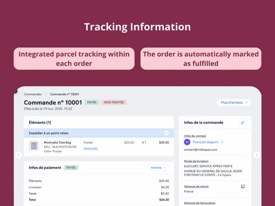 Mondial Relay Shipping Labels screenshot