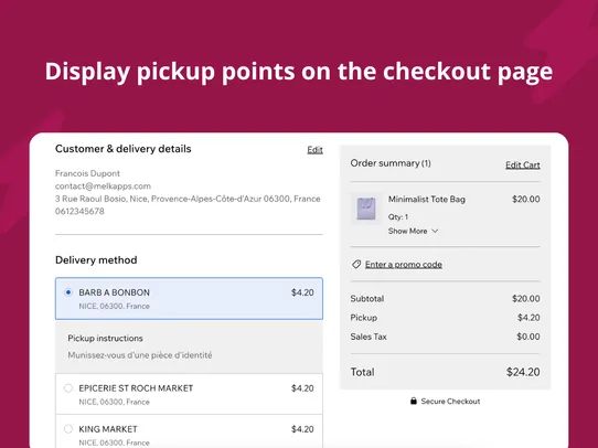 Mondial Relay Shipping Labels screenshot