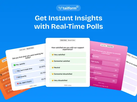 Form Builder + Product Quiz screenshot