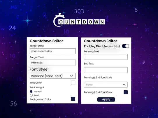 Countdown screenshot