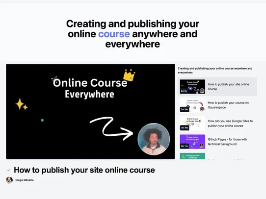 Embedin Online Course screenshot