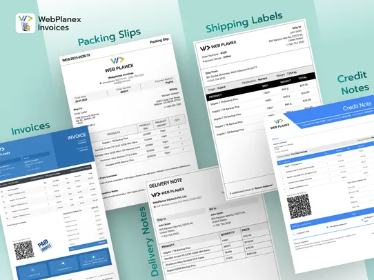 Invoice Webplanex screenshot