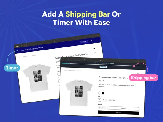 Free Shipping Bar by Pb screenshot