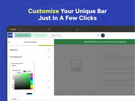 Free Shipping Bar by Pb screenshot