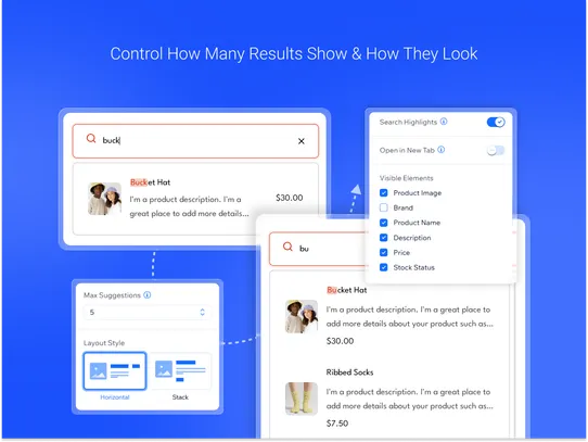 Algolia AI Product Search Bar screenshot