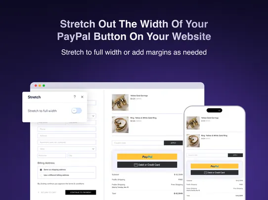 PayPal Payment Button screenshot
