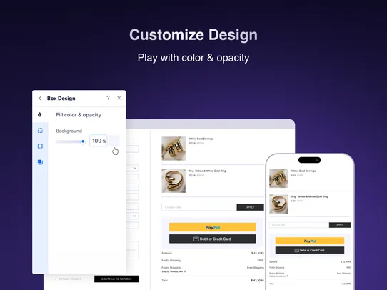 PayPal Payment Button screenshot