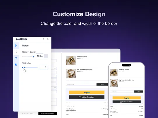 PayPal Payment Button screenshot