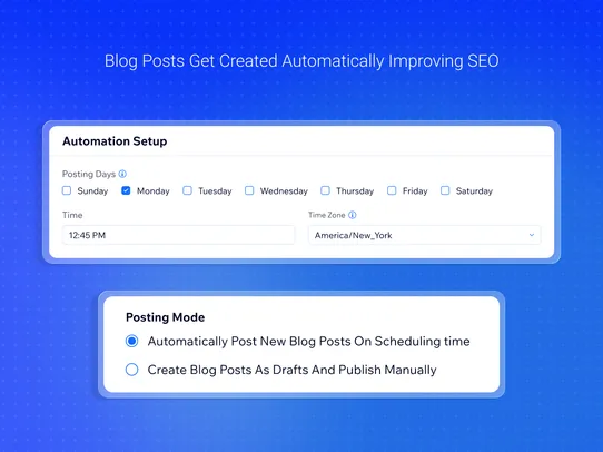 SEO AI Blog Poster screenshot