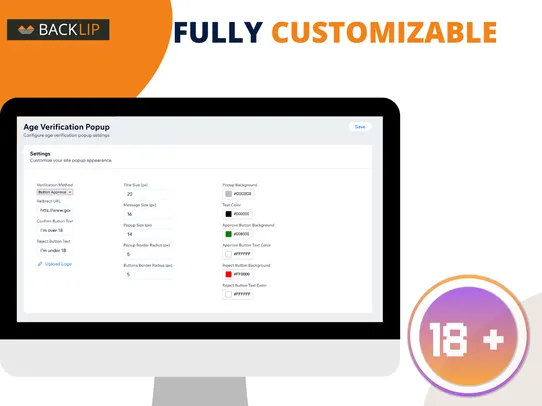 BL Age Verification | 18+ 21+ screenshot