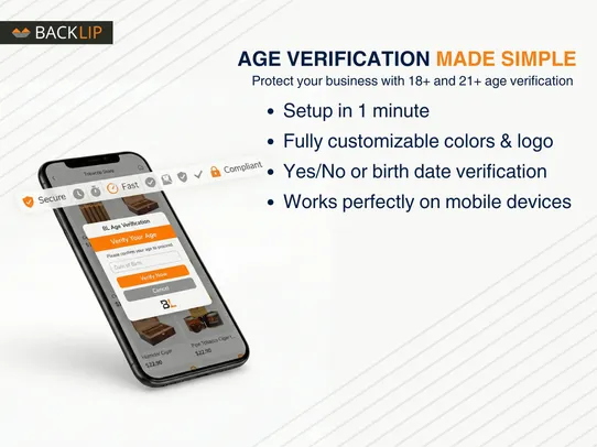 BL Age Verification | 18+ 21+ screenshot