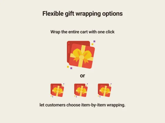 Gift Wrap and Message screenshot