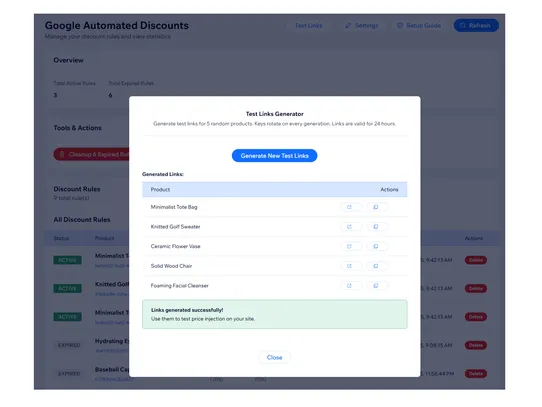 Google Automated Discounts screenshot