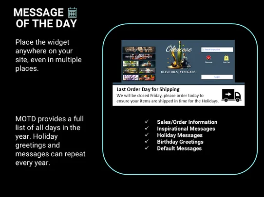 Message of The Day screenshot
