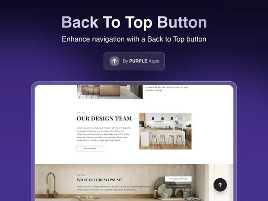 Back to Top Button screenshot