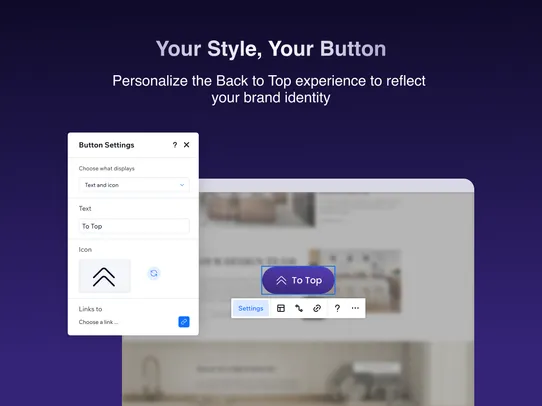 Back to Top Button screenshot