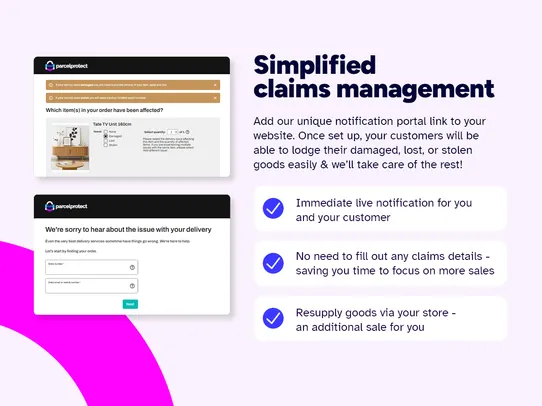 Parcel Protect screenshot