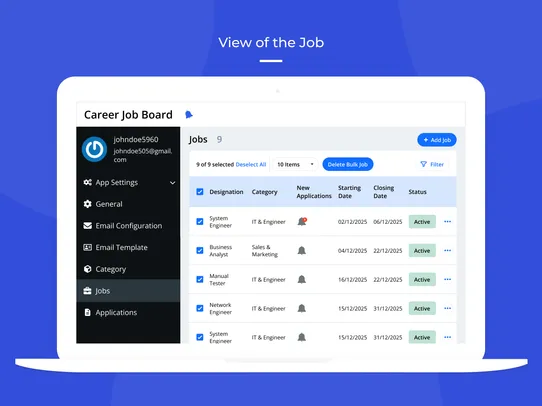 Career Job Board screenshot