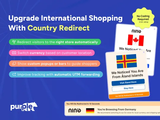 Country Redirect screenshot