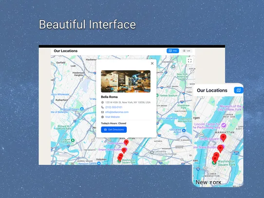 Business &amp; Service Map: Mapsy screenshot