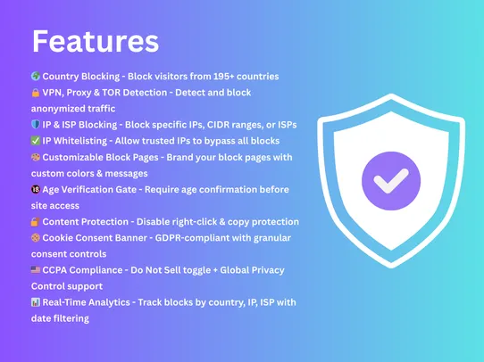 Site Shield screenshot