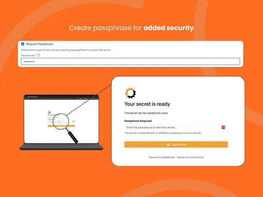 Send Secret Securely screenshot