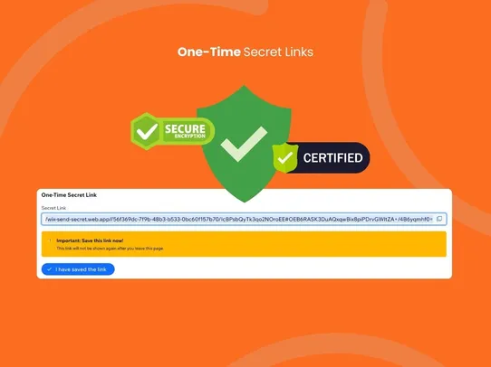 Send Secret Securely screenshot