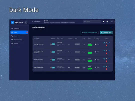 Yoga Planner &amp; Class Manager screenshot