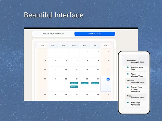 Yoga Planner &amp; Class Manager screenshot
