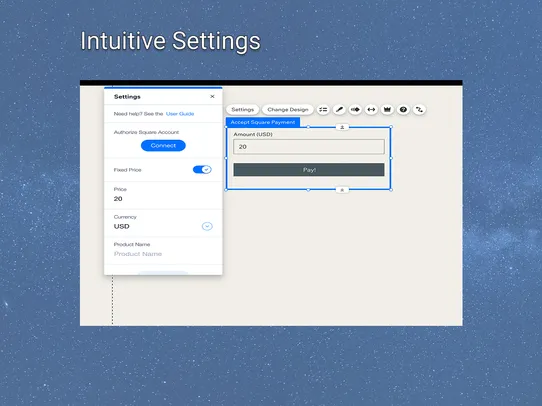 Accept Square Payment screenshot
