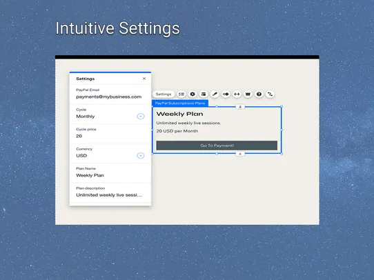 PayPal Subscriptions &amp; Plans screenshot
