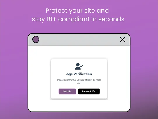 18+ Age Verification Pro screenshot
