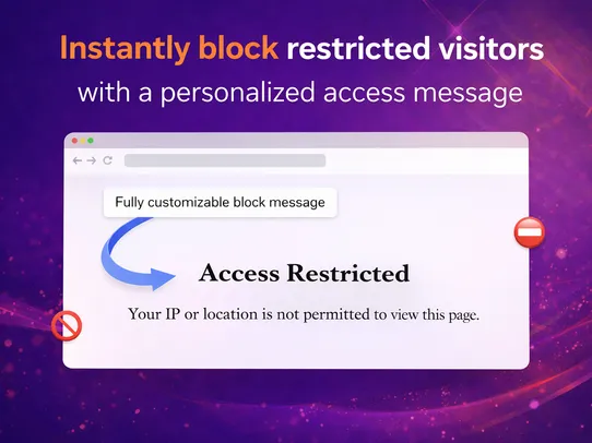 IP, Country, VPN Block screenshot