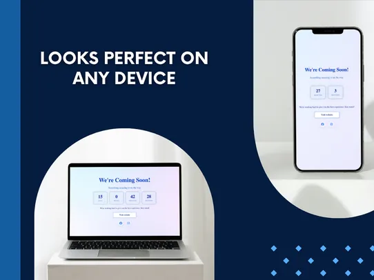 Coming Soon | Launch page screenshot