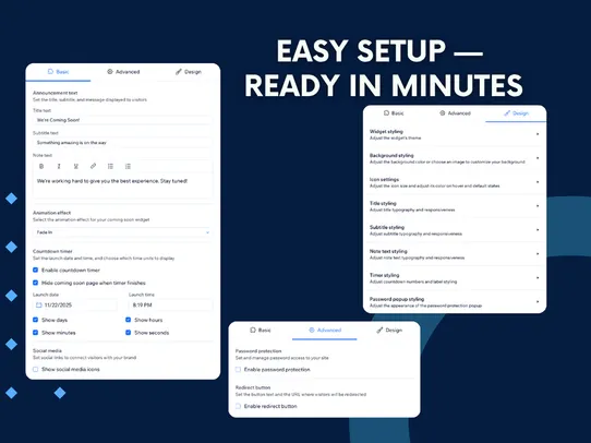 Coming Soon | Launch page screenshot