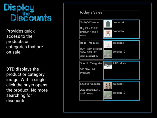 Display The Discounts screenshot