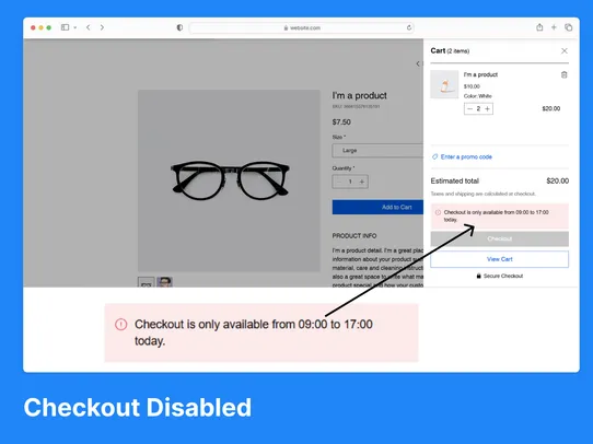Checkout Control screenshot