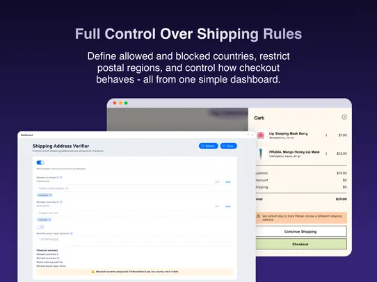 Shipping Address Verifier screenshot