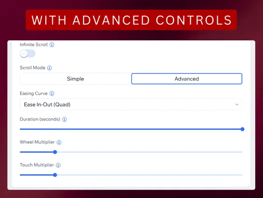 Lenis Smooth Scroll screenshot