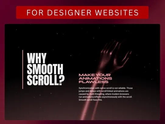 Lenis Smooth Scroll screenshot