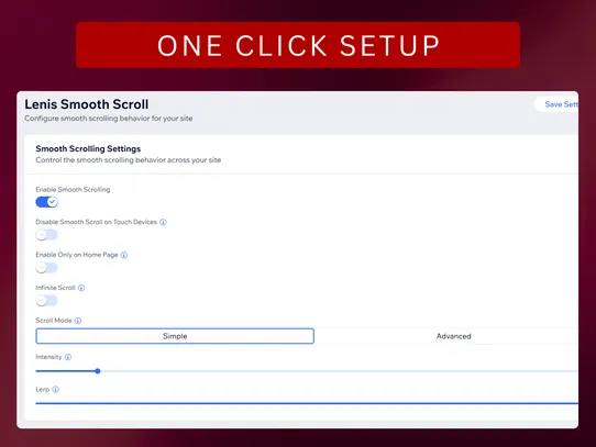 Lenis Smooth Scroll screenshot