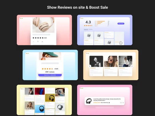 WiserNotify Product Reviews screenshot