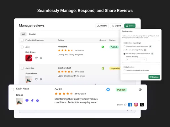 WiserNotify Product Reviews screenshot
