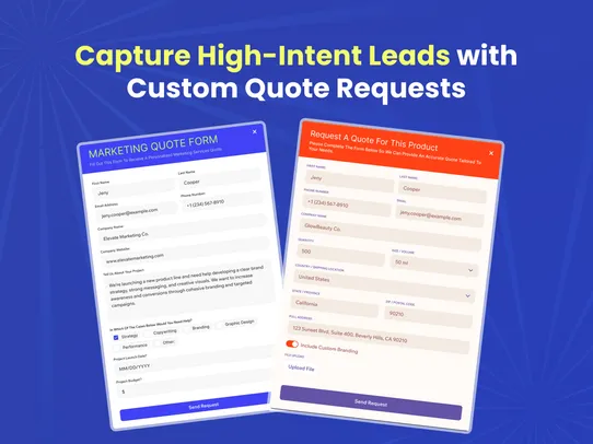 Request a Quote by Pb screenshot