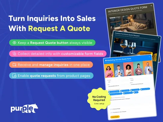 Request a Quote by Pb screenshot