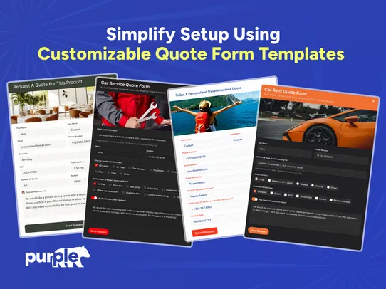 Request a Quote by Pb screenshot