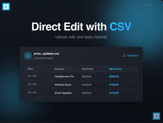 Bulk Price Editor Pro screenshot