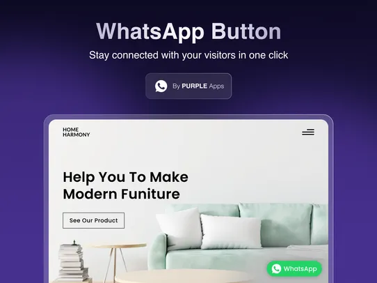 WhatsApp Button screenshot