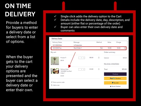 On Time Delivery screenshot